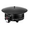 Black 19-Inch Propane Fire Pit 53,000 BTU Portable Gas Firebowl with Grill